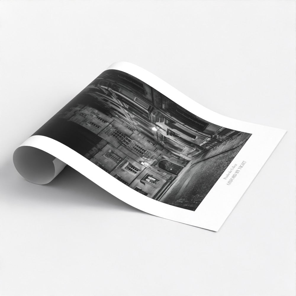 Oxford Prints bei Nacht - Pembroke College