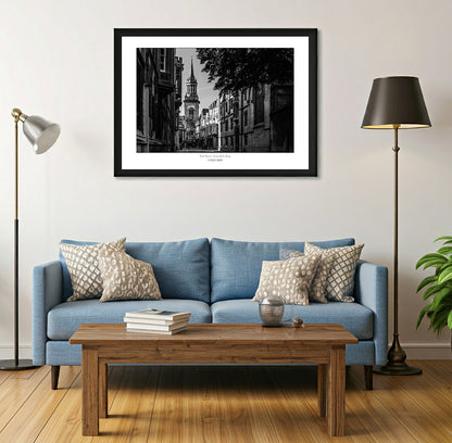 Gift ideas from Oxford - Framed wall art print of Turl Street in Oxford university
