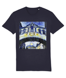 Hertford College Bridge of Sighs Oxford unisex navy organic cotton t-shirt with art design