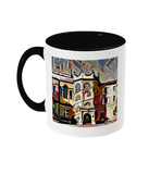 Hertford College Oxford mug with black handle