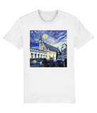 Balliol College Oxford University unisex white organic cotton t-shirt with art design