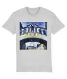 Hertford College Bridge of Sighs Oxford unisex grey organic cotton t-shirt with art design