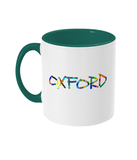 Oxford University Glossy Ceramic green Mug 