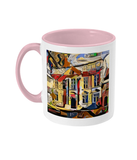 St Edmund hall college Oxford mug pink