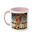 Mansfield college Oxford Mug pink