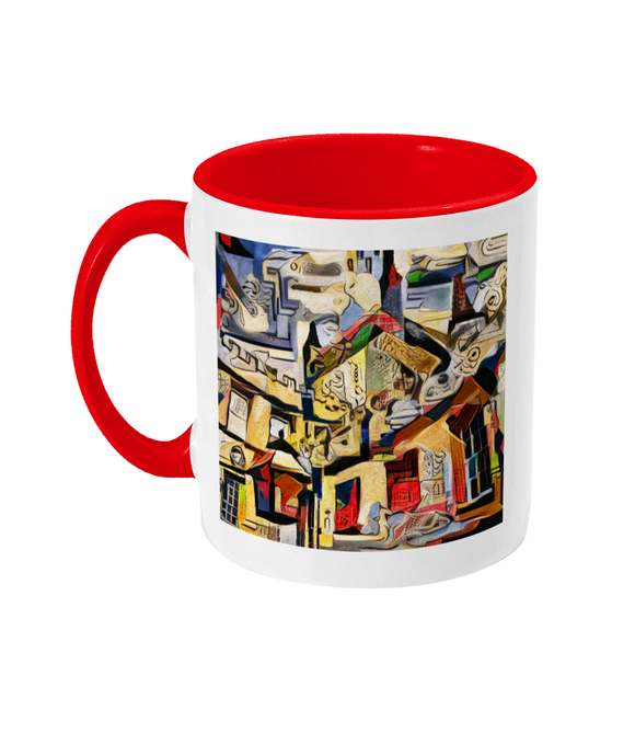 New College Oxford Mug red