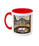 Bridge of sighs Oxford art on a ceramic red mug