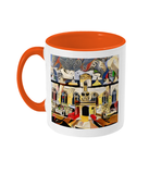 Oriel college Oxford mug orange