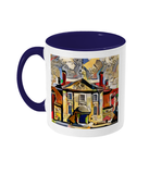 Lady Margaret Hall College Oxford Mug blue