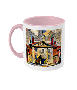 Lady Margaret Hall College Oxford Mug red