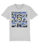 Oxford University Mens & Womens Unisex Van-gogh Inspired Student organic cotton grey T-shirt. 