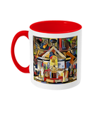 St Hugh's college Oxford mug red