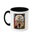Queens College Oxford Mug with black handle