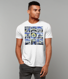 Oxford University Men's organic cotton white t-shirt with art design