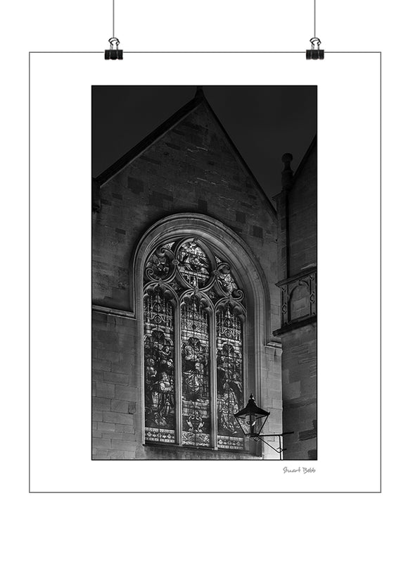 Oriel College Oxford B&W Print