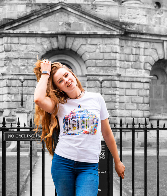 Oxford Avant garde white t-shirt with Radcliffe Camera