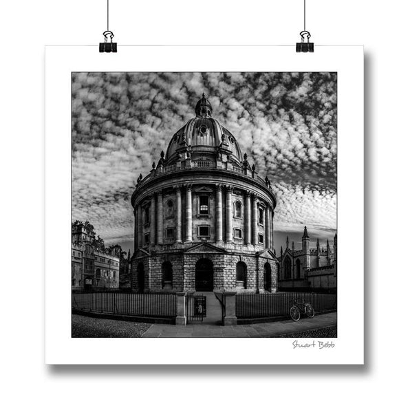 B&W art print Oxford Radcliffe Camera