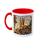 Magdalen College Oxford mug red