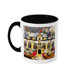 Oriel college Oxford mug black