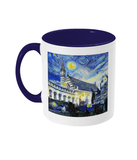 Balliol College Oxford Alumni mug with navy blue handle