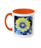 Sunflower Alumni mug with orange handle