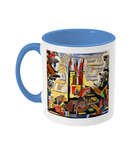 Magdalen College Oxford mug light blue