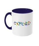 Oxford University Glossy Ceramic navy Mug 