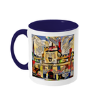 Jesus College Oxford university Tea Mug blue