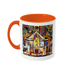 St Hugh's college Oxford mug orange