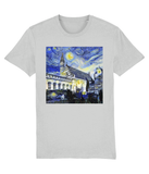 Balliol College Oxford University unisex grey organic cotton t-shirt with art design