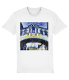 Hertford College Bridge of Sighs Oxford unisex white organic cotton t-shirt with art design