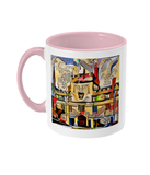 Jesus College Oxford university Tea Mug pink
