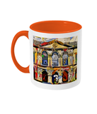 Worcester college Oxford mug orange