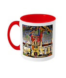 Mansfield college Oxford Mug red